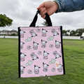 *Pink Dog Flower Design Insulated Lunch Bags | Shop Haven Mae Exclusive Item