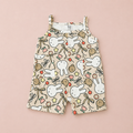 Brown Bunny One Piece Romper (Milk Silk) Baby Girl Clothes Shop Haven Mae Exclusive