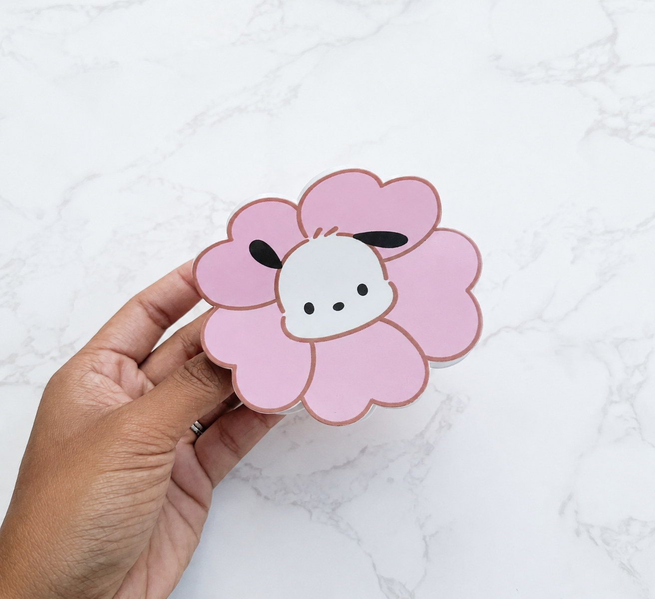 *Hair Clip Kawaii Dog Flower Hair Clip