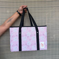 Mandini Made x Mini Market Collective Pink Pua Daydream Box Bag with Sturdy Base By Shop Haven Mae