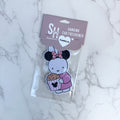 Hanging Car Air Freshener Pink Bunny at Magical Park Hanging Air Freshener