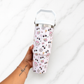 Pink Bunny at Magical Park 30oz Flask with Straw