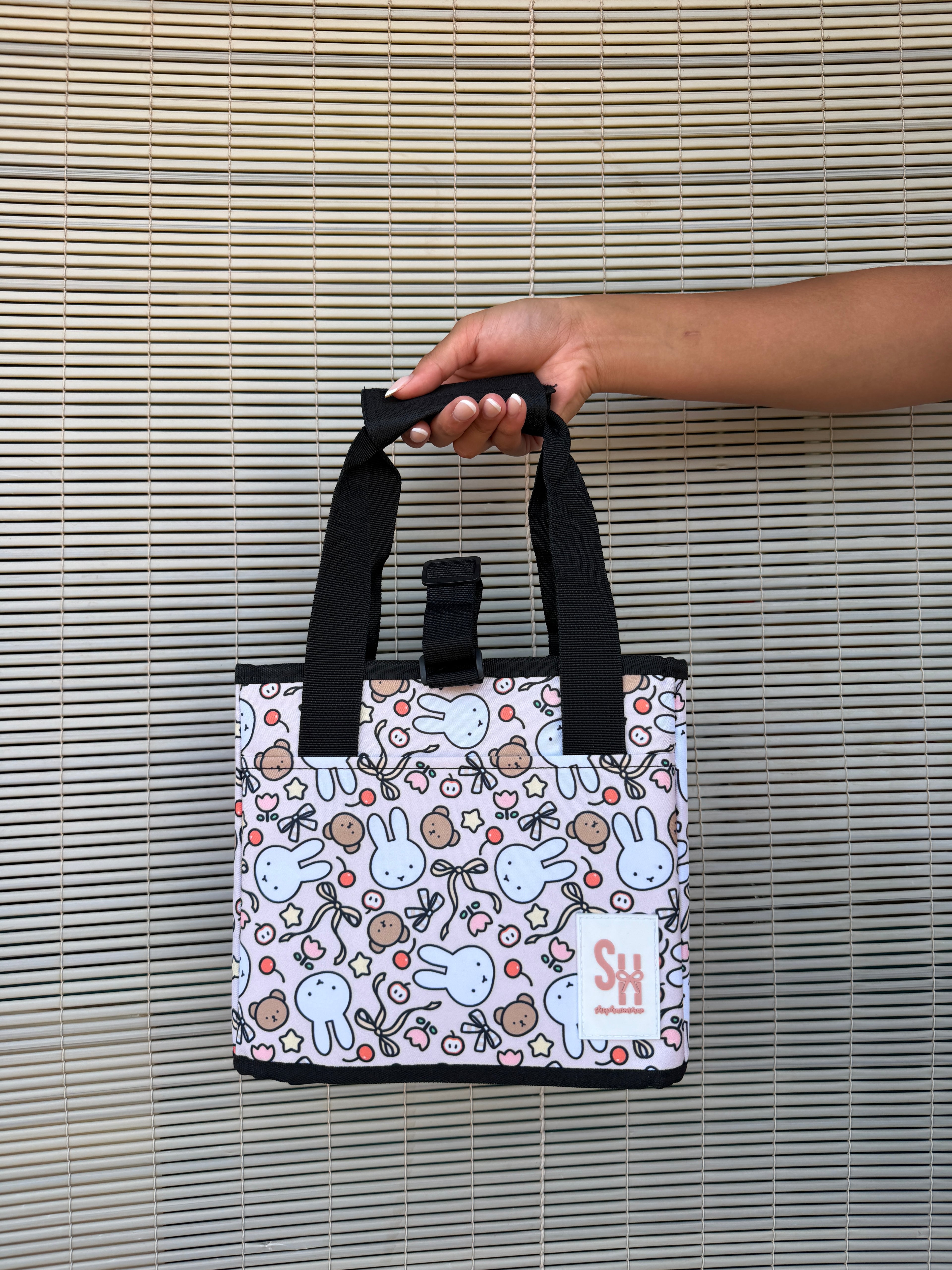 *Cup Carry Bags Brown Bunny Shop Haven Mae