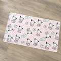 *Deskmat Pink Dog Flower Deskmat Shop Haven Mae
