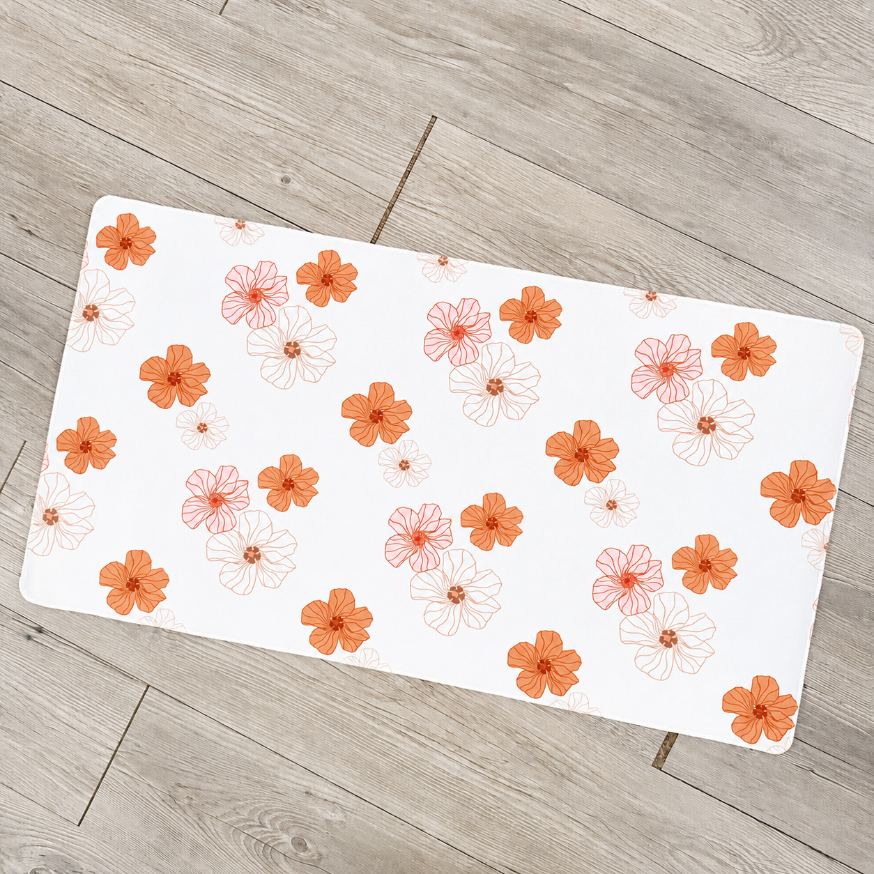 *Deskmat Cream Hau Lovely Deskmat Shop Haven Mae