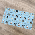 *Deskmat Kawaii Blue Boy Friends Shop Haven Mae
