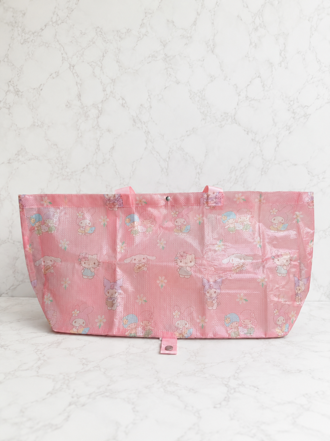 Kawaii Pink Local Friends Transparent Shop Haven Mae Foldie Bag