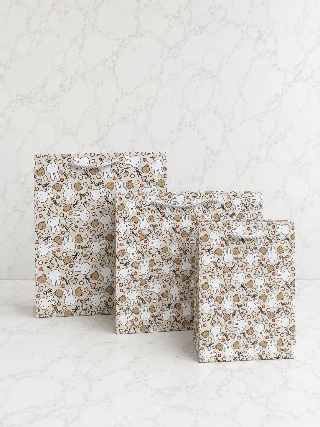 Brown Bunny Paper Gift Thick Bags Brown Bunny  | Shop Haven Mae Exclusive Item
