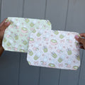 *PREORDER Bunny x Matcha Small Tyvek Waterproof Splash Pouch (Pink or Green)
