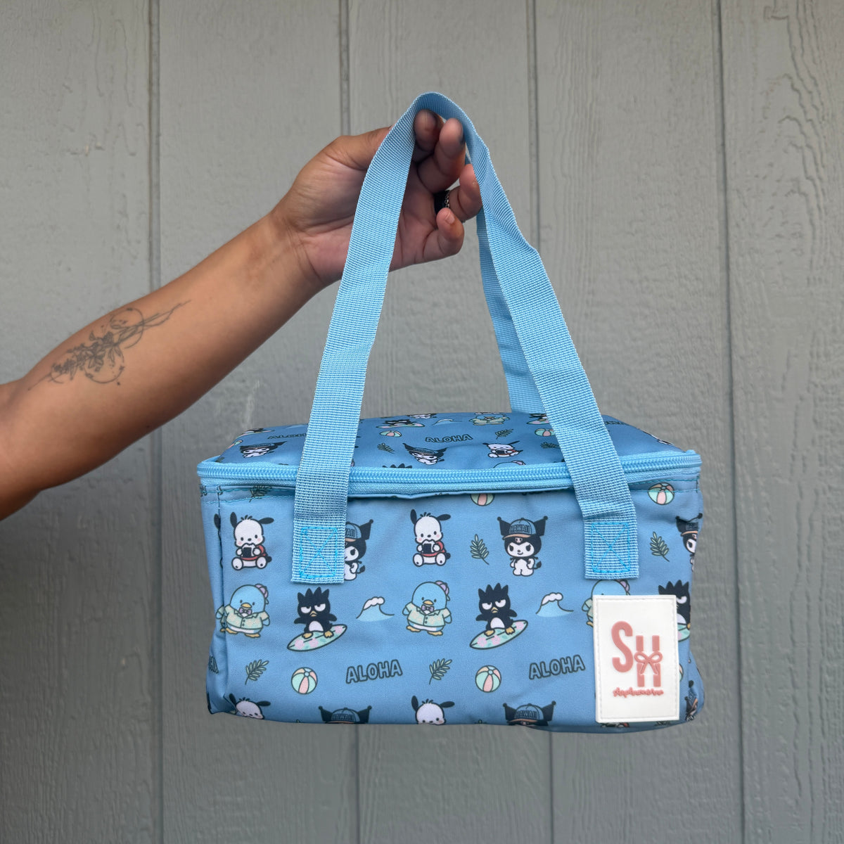 *Kawaii Blue Boy Friends Small Insulated Lunch Bags