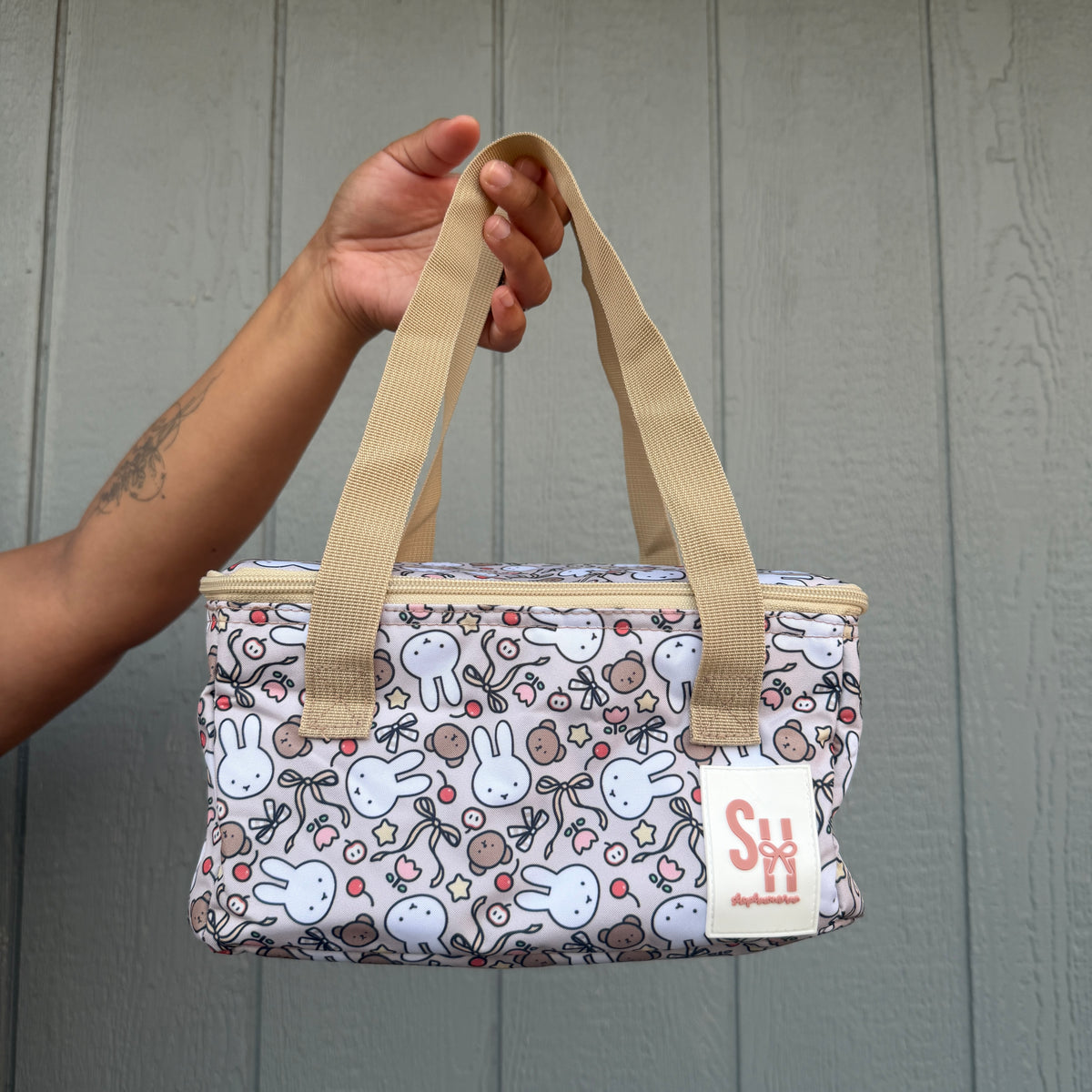*Brown Bunny Small Insulated Lunch Bag