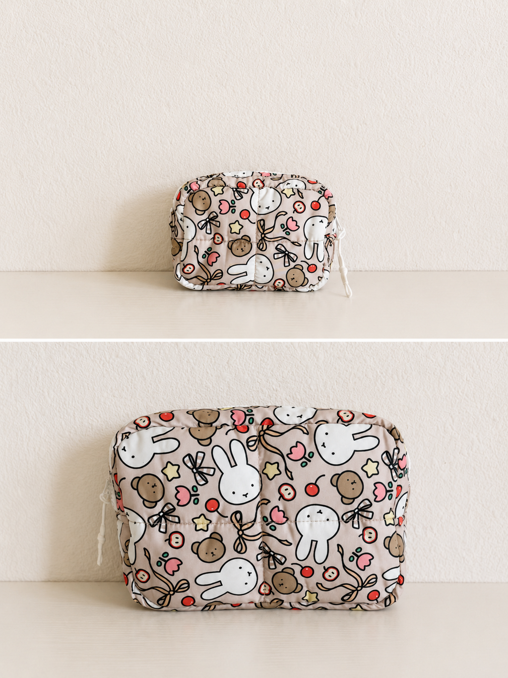 *Brown Bunny Puffy Pouch Shop Reiko Collab