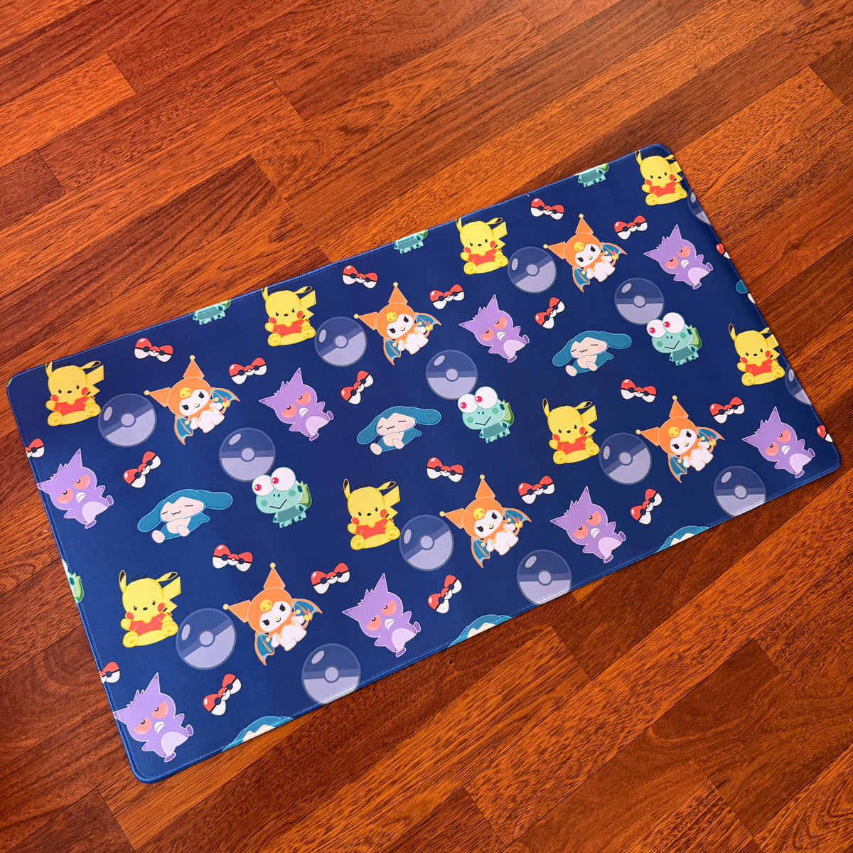 *Poke Blue Monsters x Kawaii Friends Deskmat