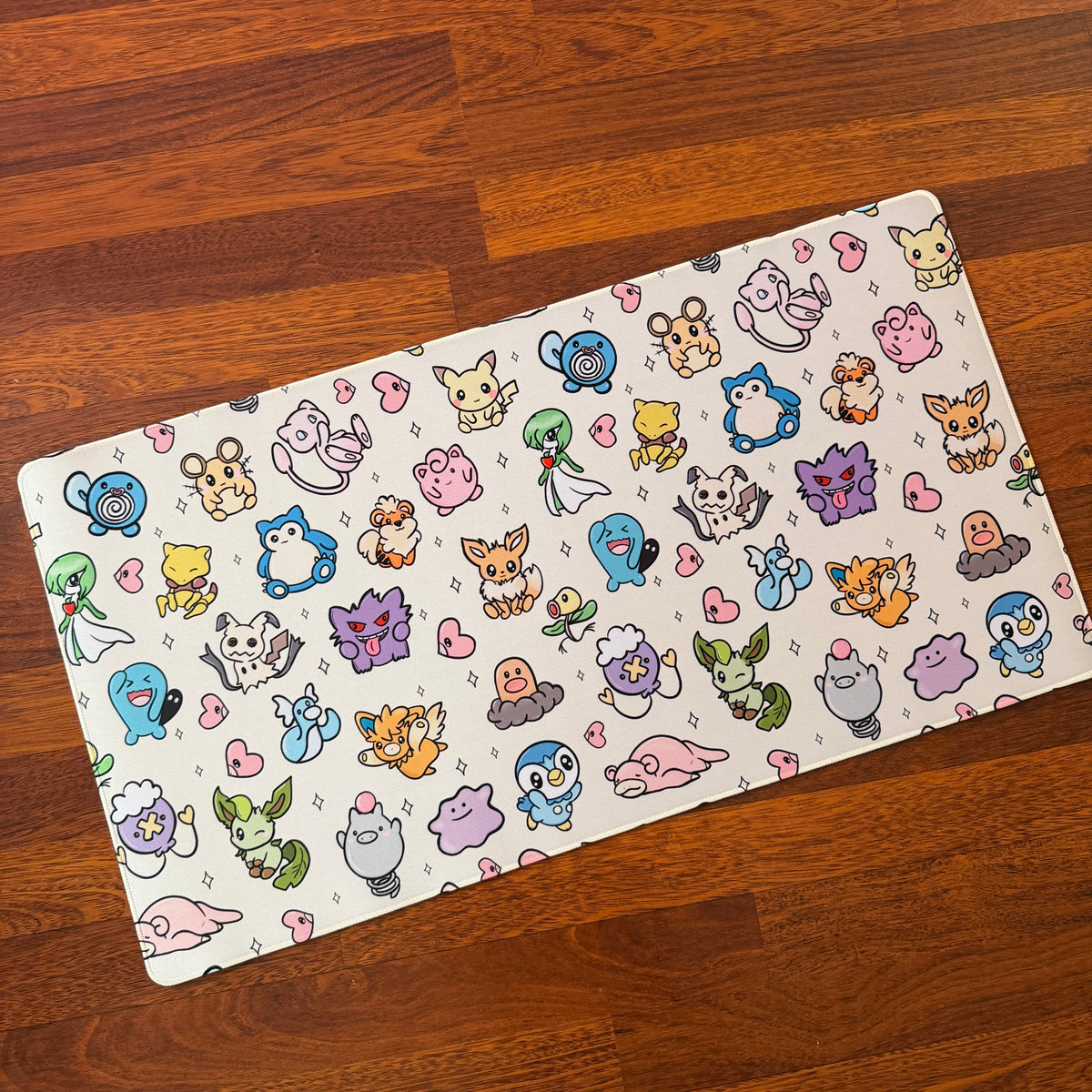 *Poke Monsters Cream Cutesy Deskmat
