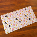 *Deskmat Kawaii Friends White Puakenikeni