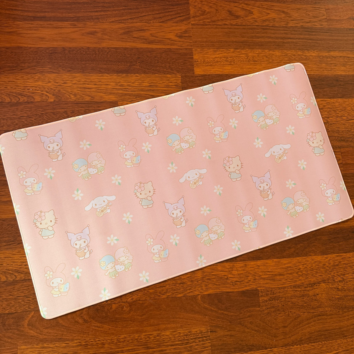 *Deskmat Kawaii Pink Hawaii Local Friends