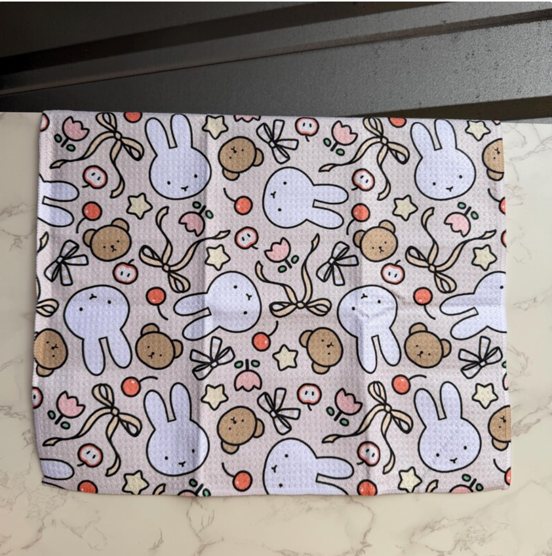 *Brown Bunny Microfiber Towel