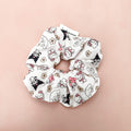 Kawaii Friends White Puakenikeni Oversized Scrunchie by Shop Haven Mae
