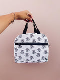 Kawaii Kitty Character Bow Cherry Insulated Lunch Bags Shoulder Strap Style | Shop Haven Mae Exclusive Item