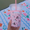 Magical x Kawaii Friends Bows Iced Cold Cup Sleeve Made With Neoprene Material Coffee Cozies Coffee Cozy