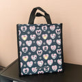 Black Kawaii Friends Heart Lace Insulated Lunch Bags | Shop Haven Mae Exclusive Item