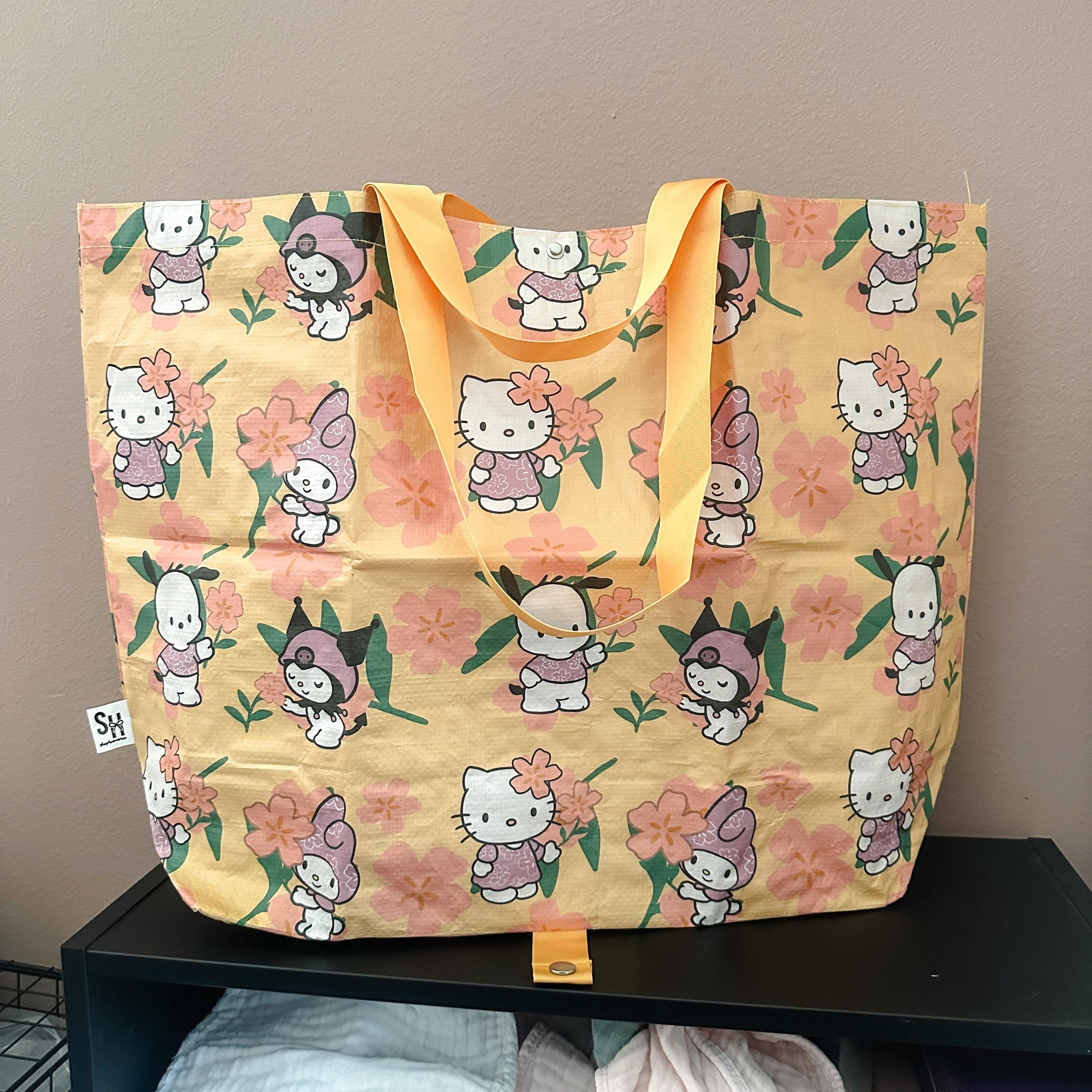 Kawaii Friends Local Summer Floral Foldie Tote Bag