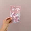 Hanging Car Air Freshener Shit Could Be Worst Vanilla Scented Car Hanging Felt Air Fresheners Exclusive Design | Shop Haven Mae
