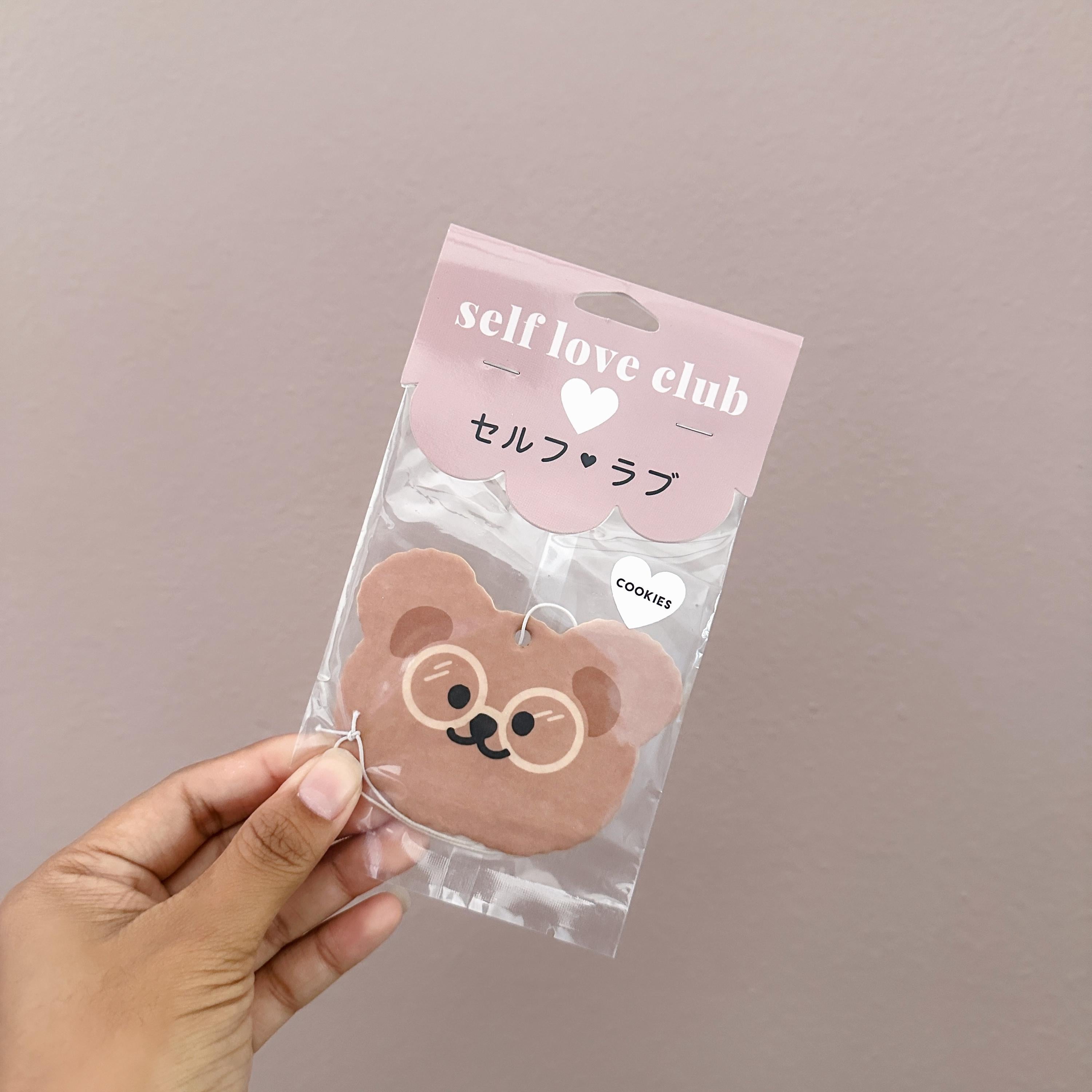 Hanging Car Air Freshener Bear Glasses Cookies Scented Car Hanging Felt Air Fresheners Exclusive Design | Shop Haven Mae
