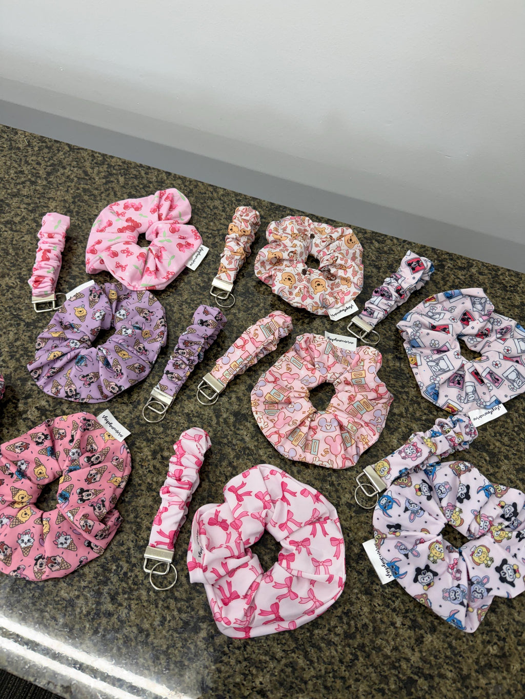 Magical Collection New Material Soft Material Original Oversized Scrunchie and Scrunchie Keychain by Shop Haven Mae