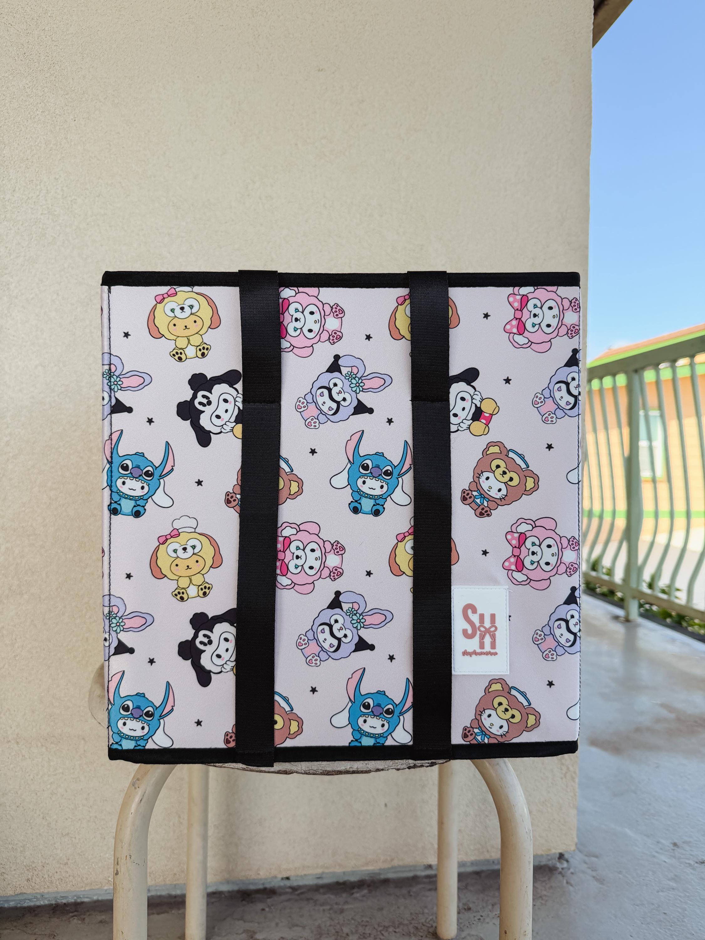 Magical Magical x Kawaii Friends Bear 13" Cube Storage / Cube Bag with Sturdy Base By Shop Haven Mae