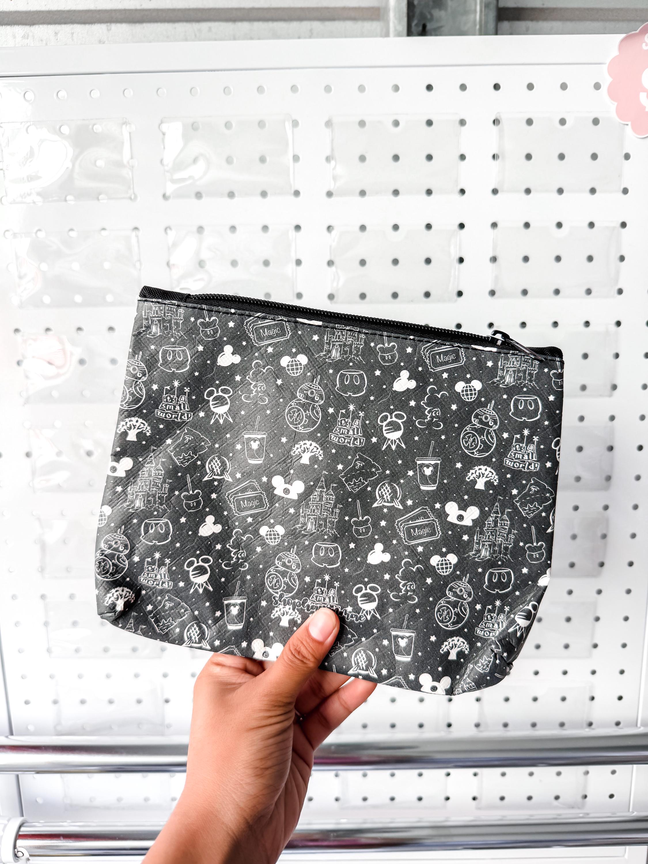 Black Galaxy Castle Ears Magical Park Small Waterproof Pouch| Shop Haven Mae Exclusive Item