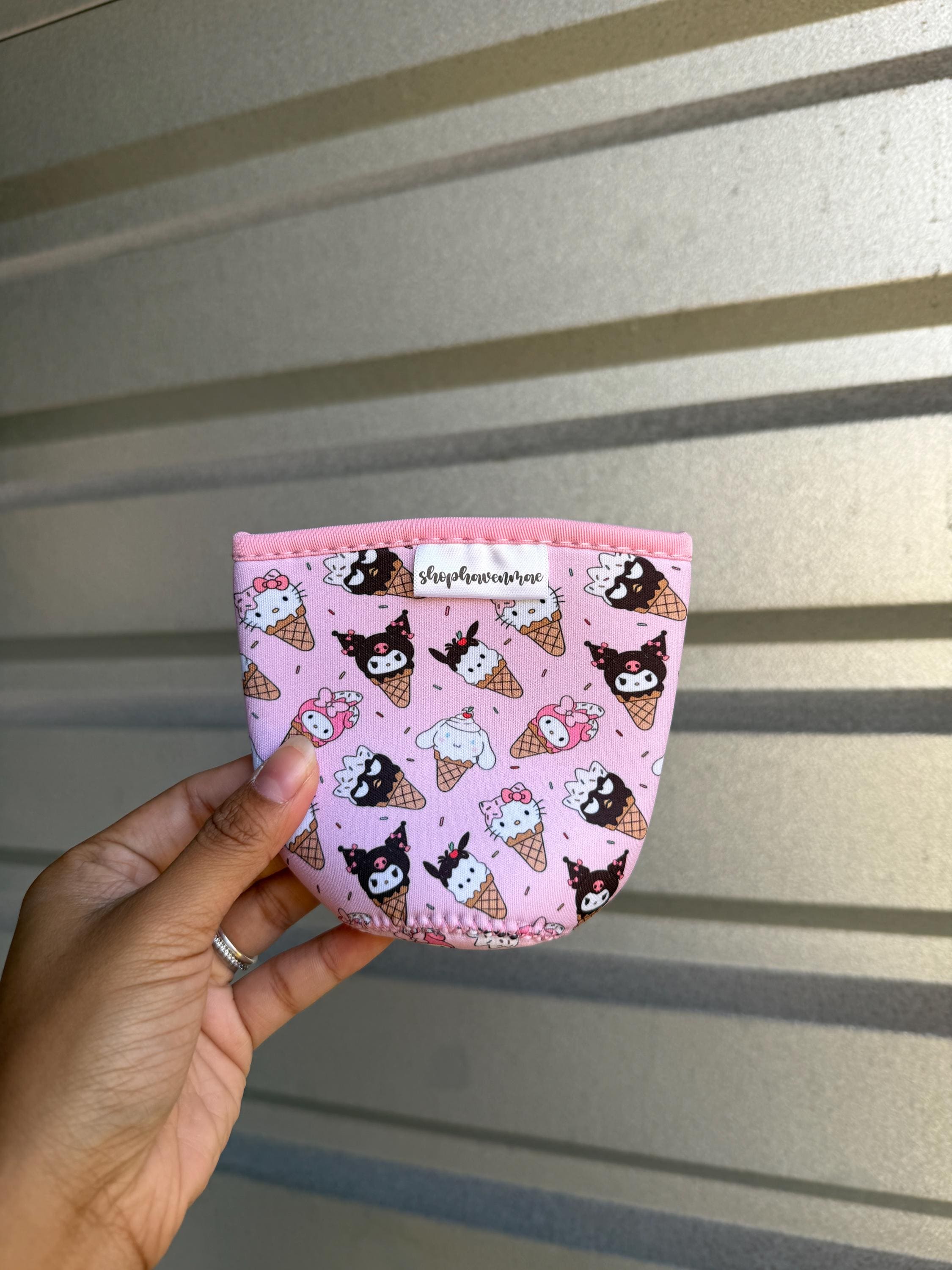 Ice Cream Kawaii Friends Made With Neoprene Material Coffee Cozies Coffee Cozy Cup Sleeve