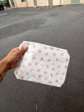 Hawaii Flower(s) Small White Cherry Blossom Tyvek Waterproof Splash Pouch by Shop Haven Mae