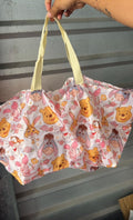 Pooh Bear Magical Market Tote Bag Reusable Grocery Folding Bags
