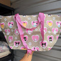 Kawaii Friends Khaki Heart Lace Bebeh Bags Tattedmum Creations x Shop Haven Mae Collaboration