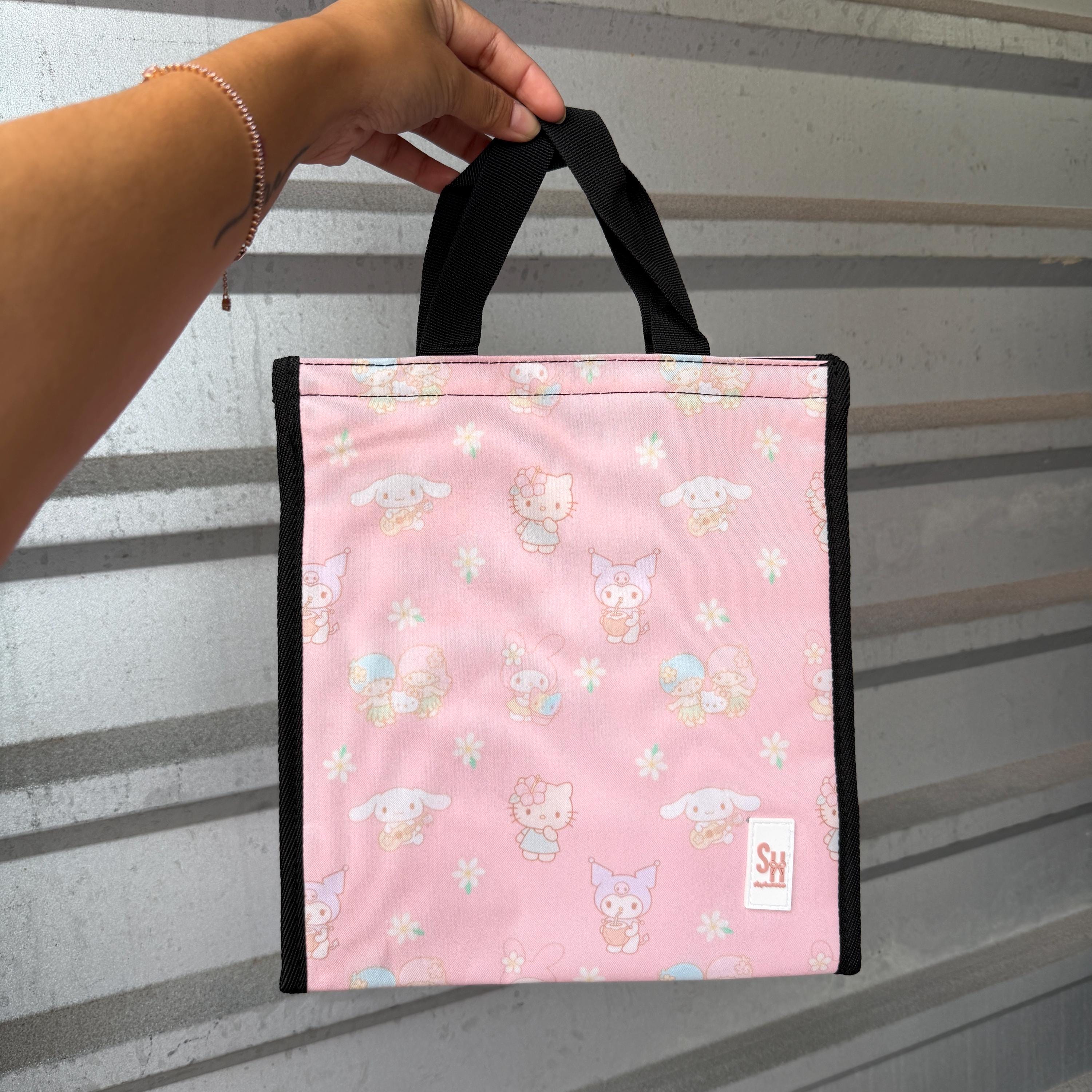 Kawaii Pink Hawaii Local Friends Insulated Lunch Bags | Shop Haven Mae Exclusive Item