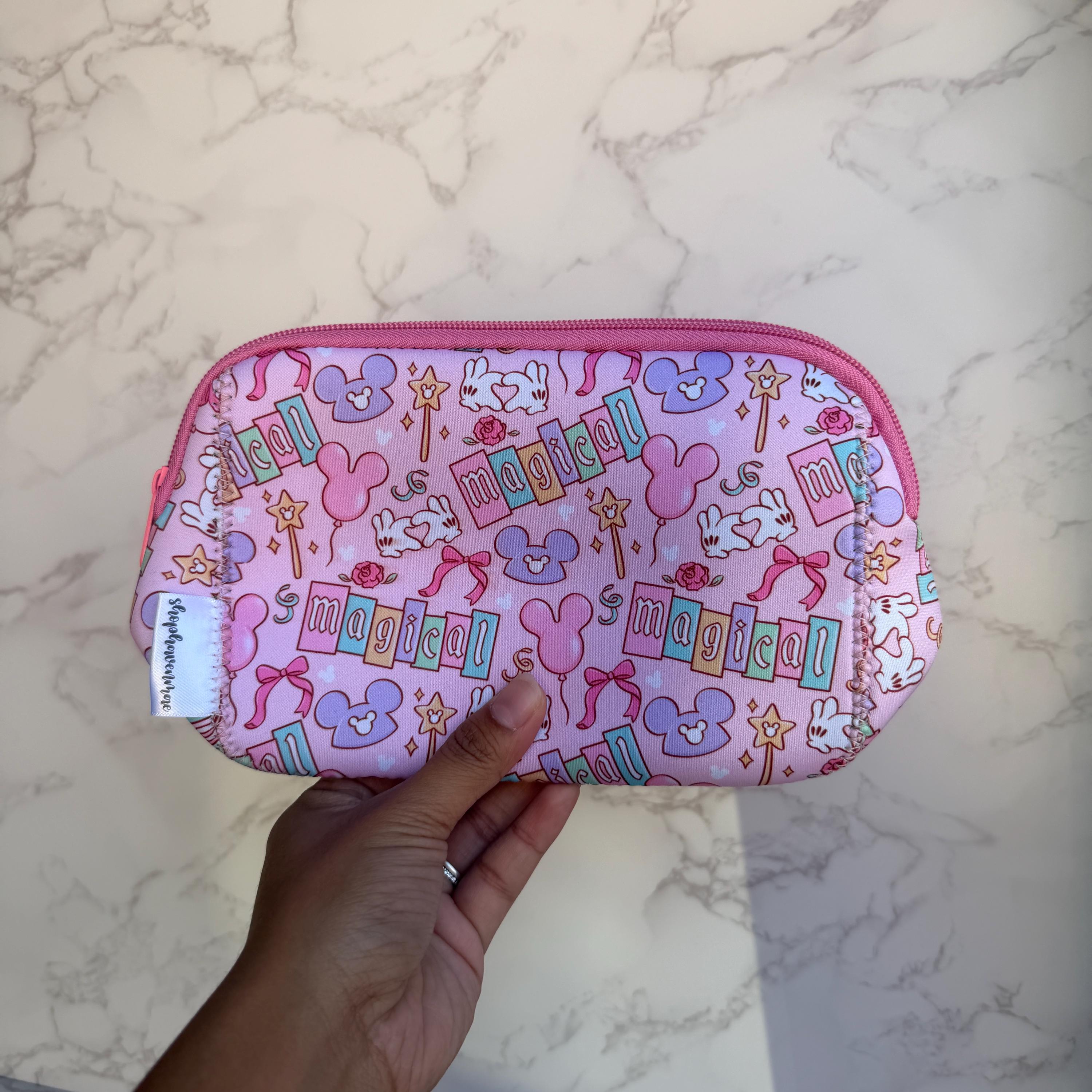 Magical Balloon + Hands Makeup Pouch Neoprene Material | Shop Haven Mae Exclusive Item
