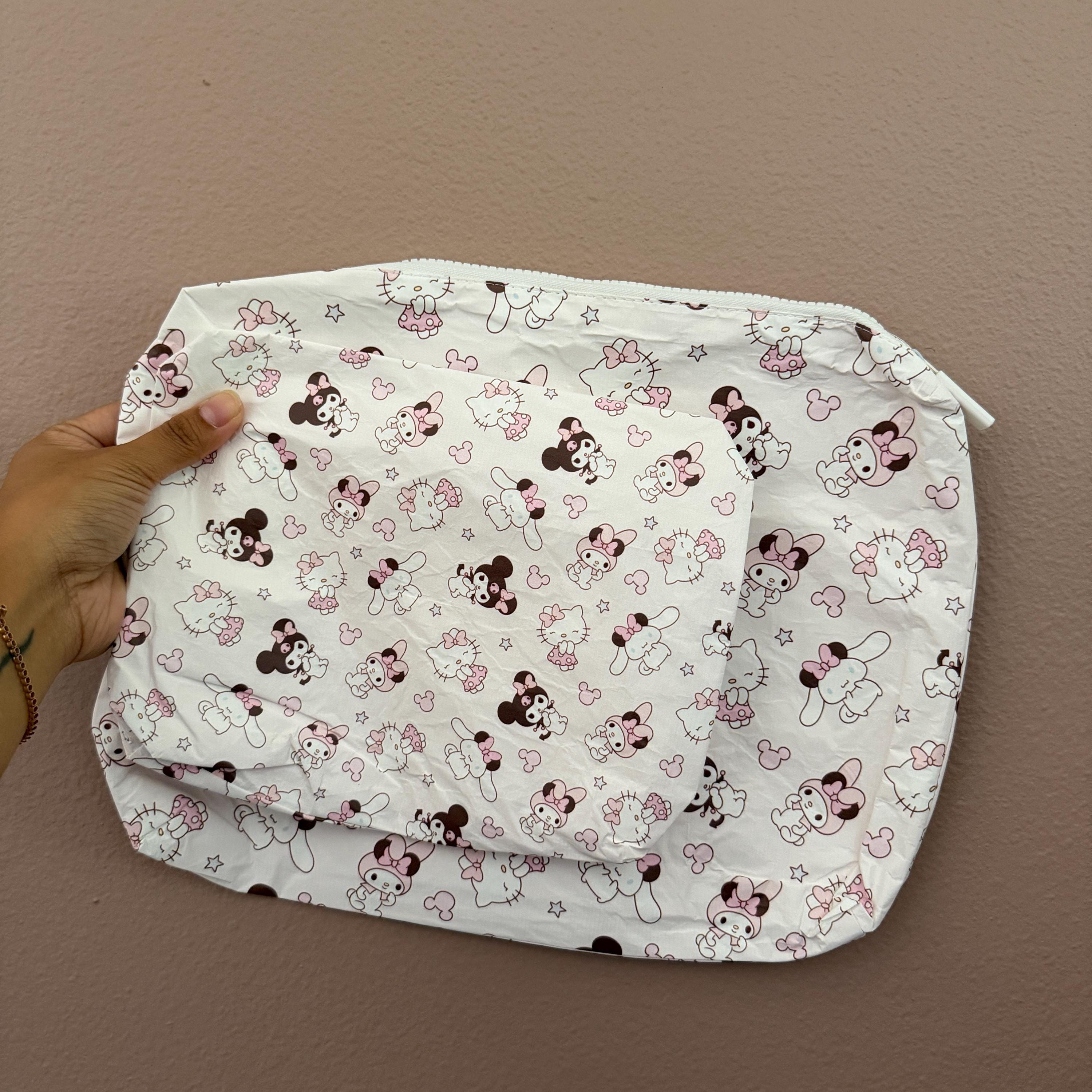 Magical x Kawaii Friends Sanrio Tyvek Waterproof Splash Pouch by Shop Haven Mae