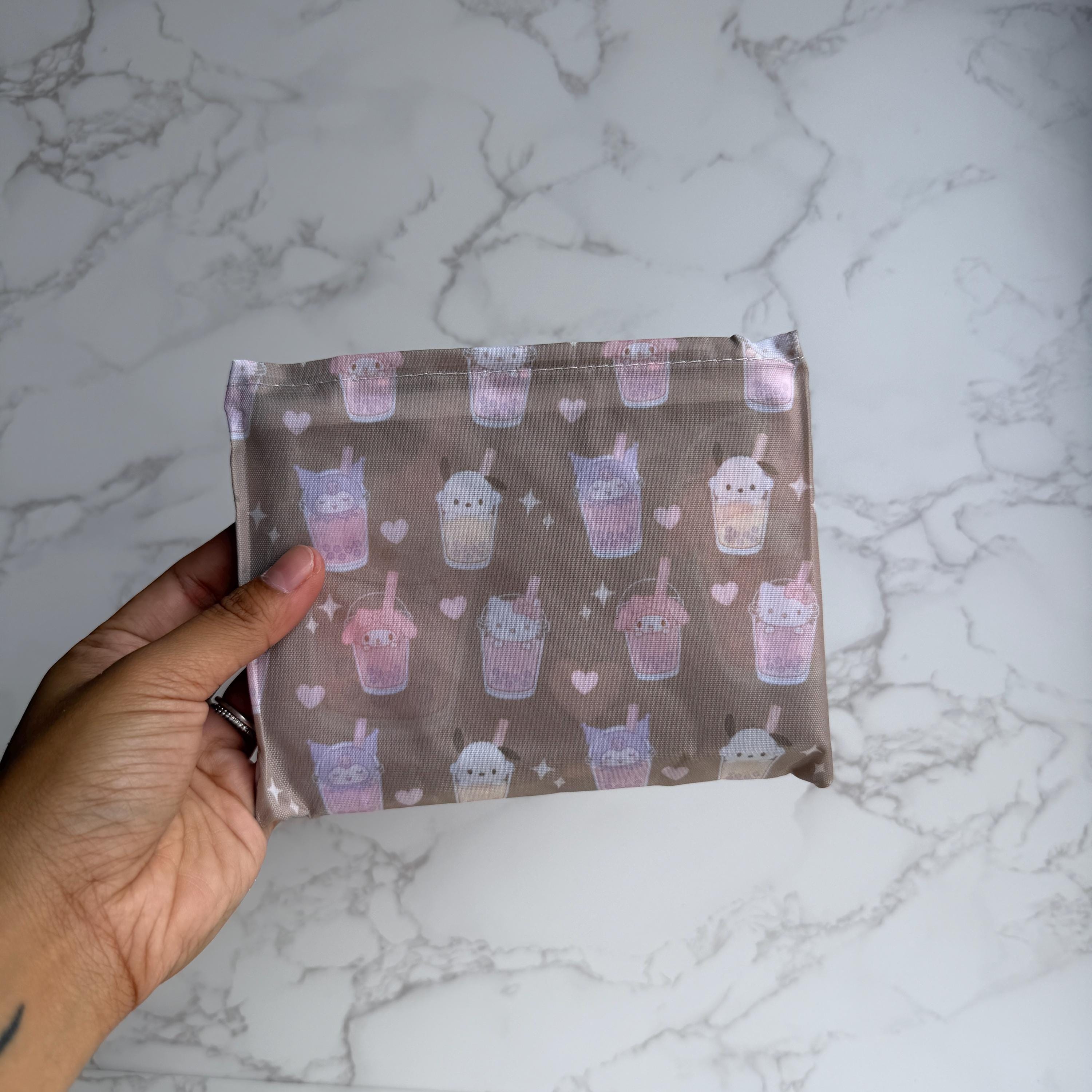 Boba Kawaii Friends Reusable Grocery Folding Bags