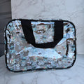 Blue Alien Magical Blue Alien Local Snacks Musubi Large Clear Pouch Bag with Straps | Shop Haven Mae Exclusive Item