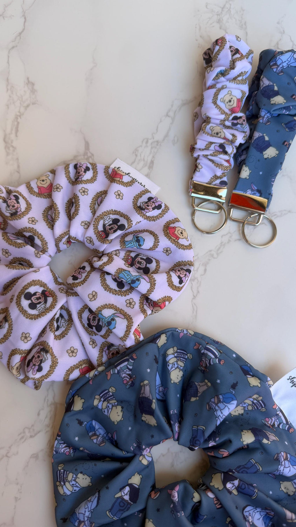 Magical Scrunchies Puakenikeni / Polo Bear & Friends Soft Material Original Oversized Scrunchie by Shop Haven Mae