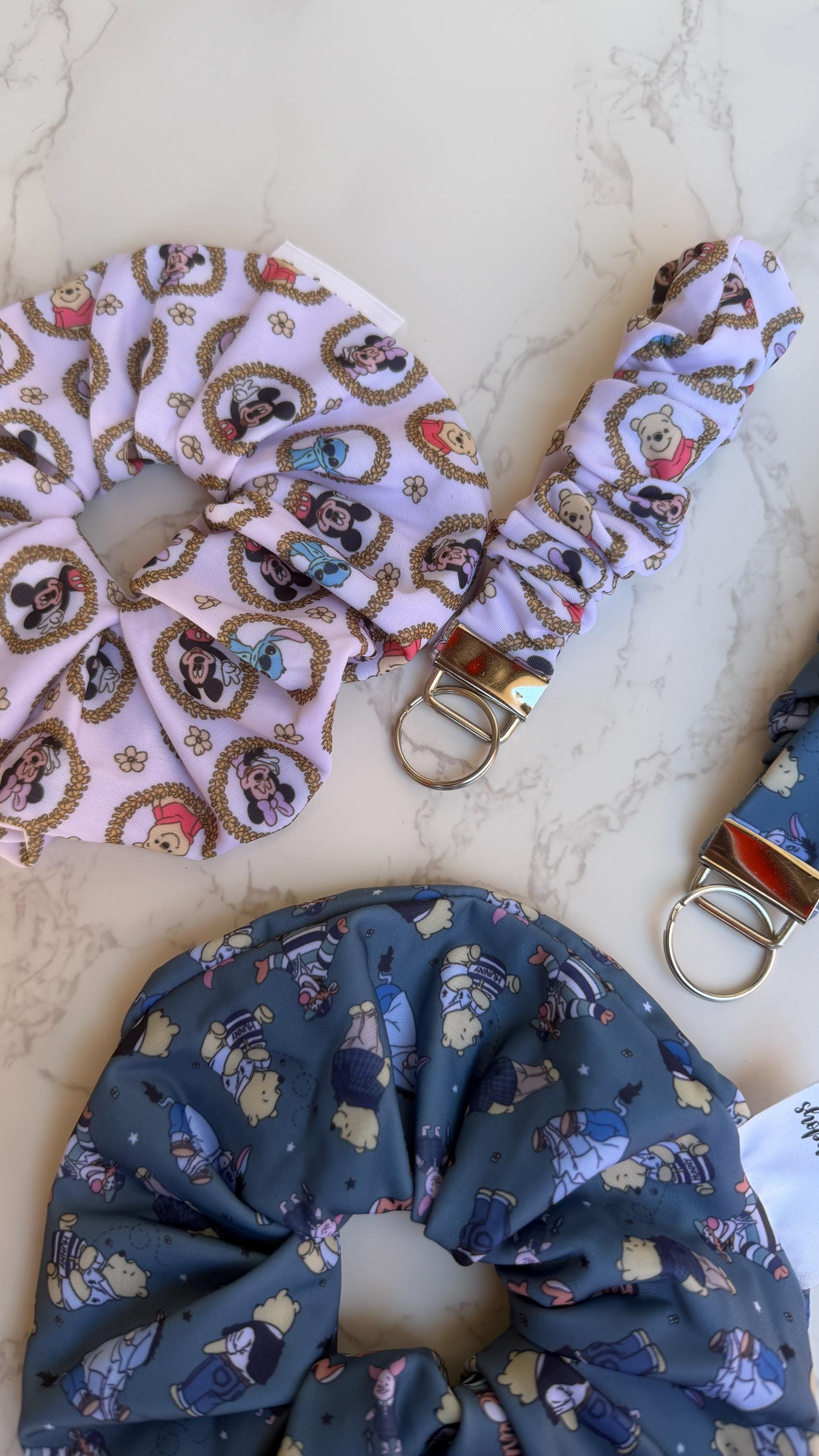 Magical Scrunchies Puakenikeni / Polo Bear & Friends Soft Material Original Oversized Scrunchie by Shop Haven Mae