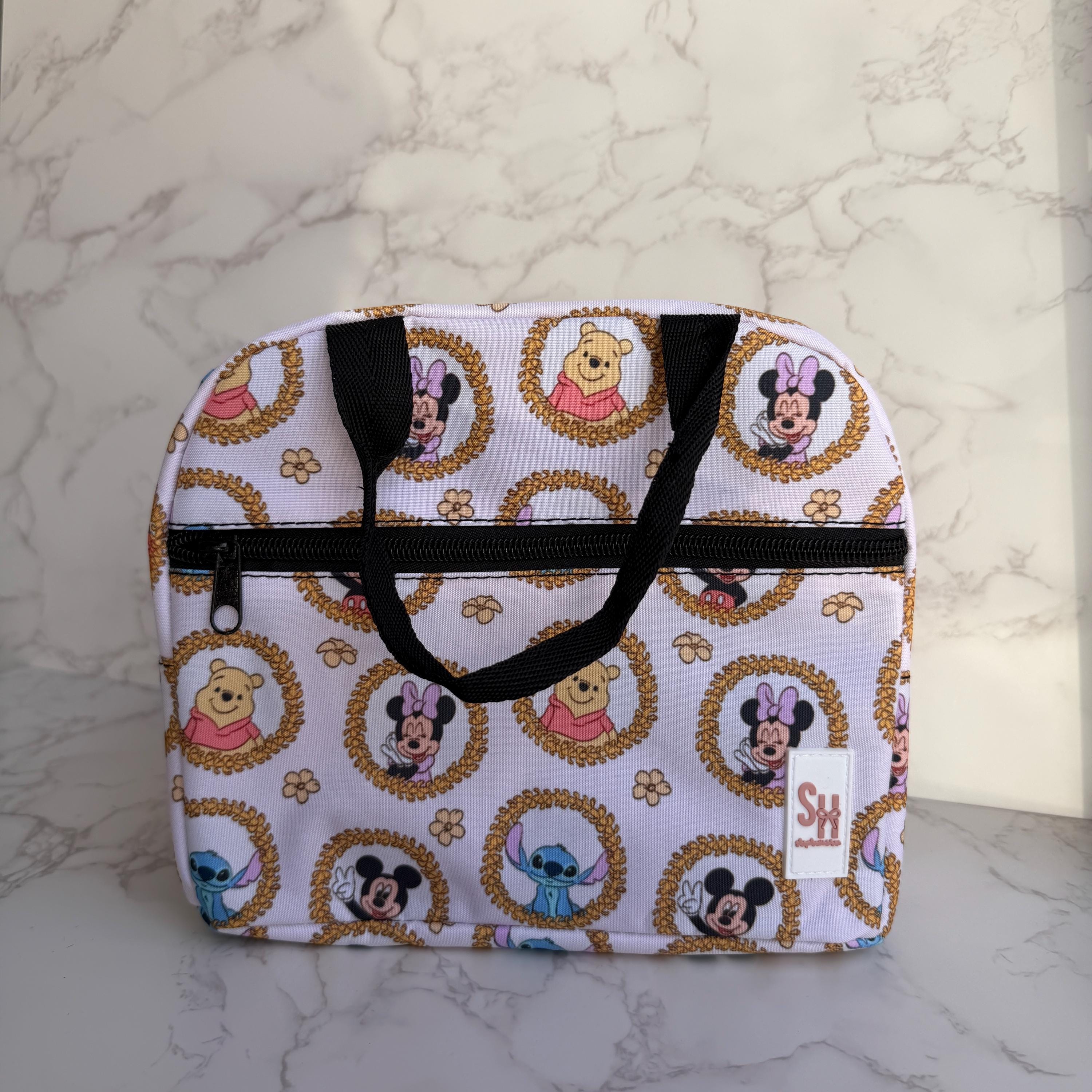 Magical Friends Puakenikeni Flower Lei Insulated Lunch Bags Shoulder Strap Style | Shop Haven Mae Exclusive Item