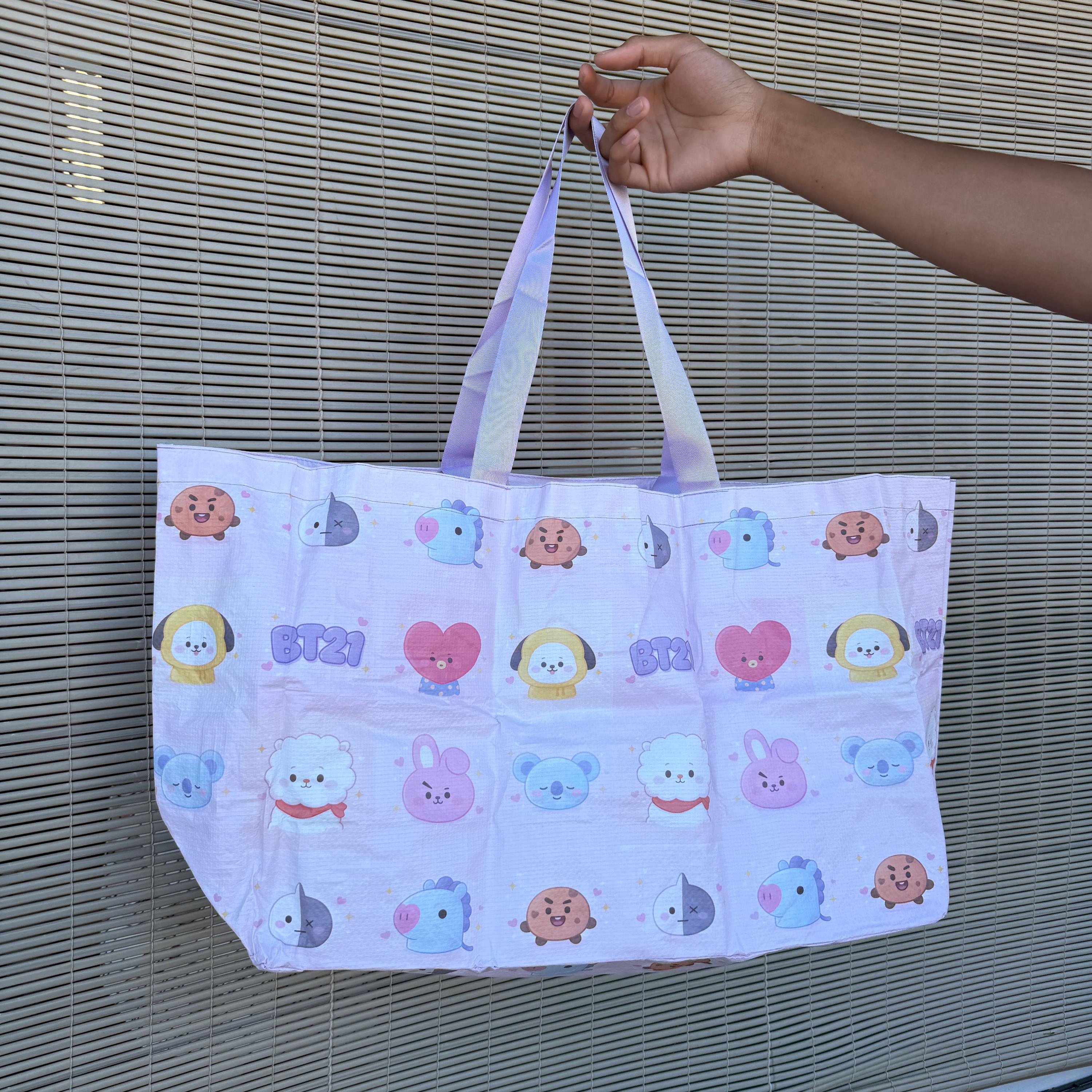 Kawaii KPOP Characters Shop Haven Mae Foldie Tote Bag