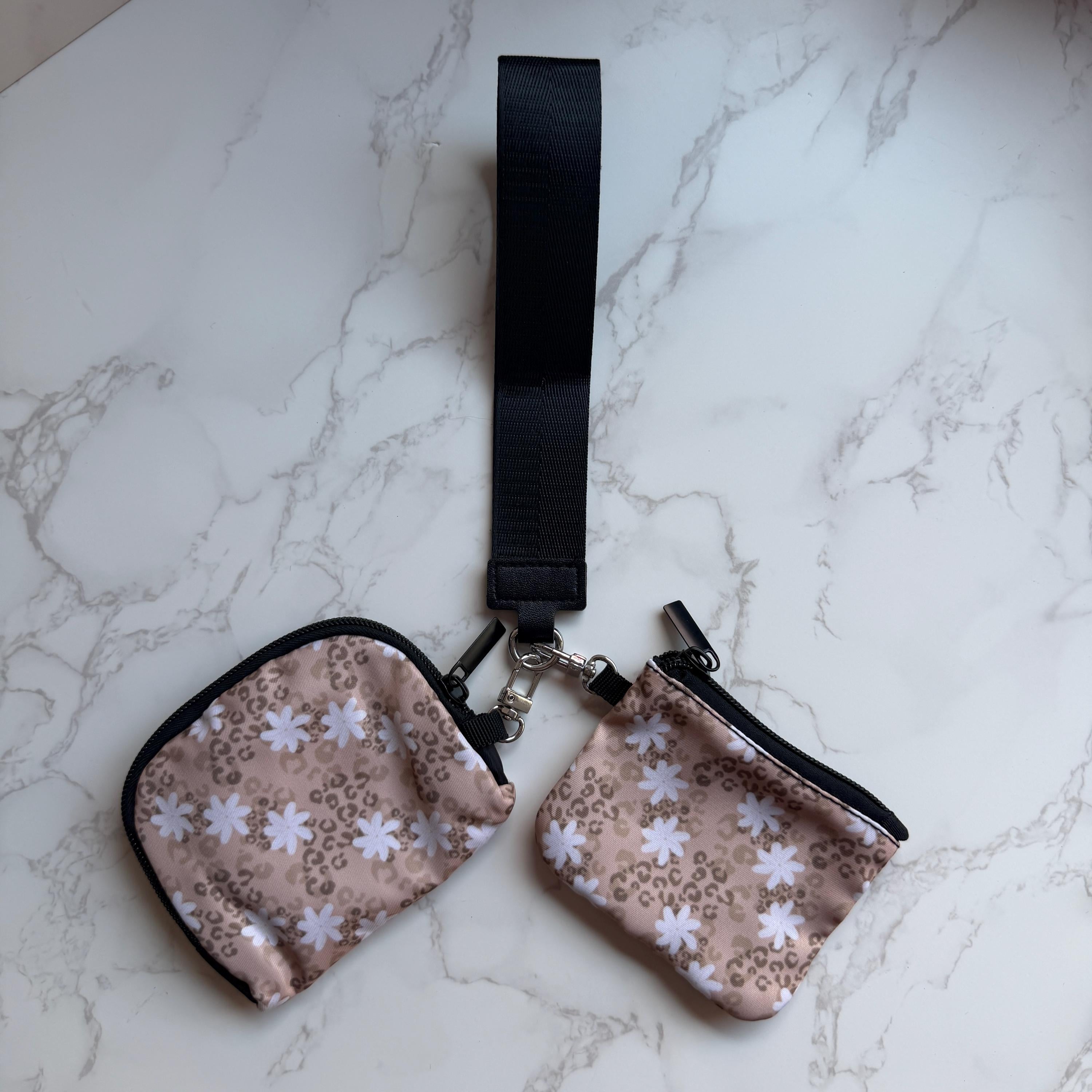 Tiare x Cheetah 2PCS Wristlet Pouch by Shop Haven Mae