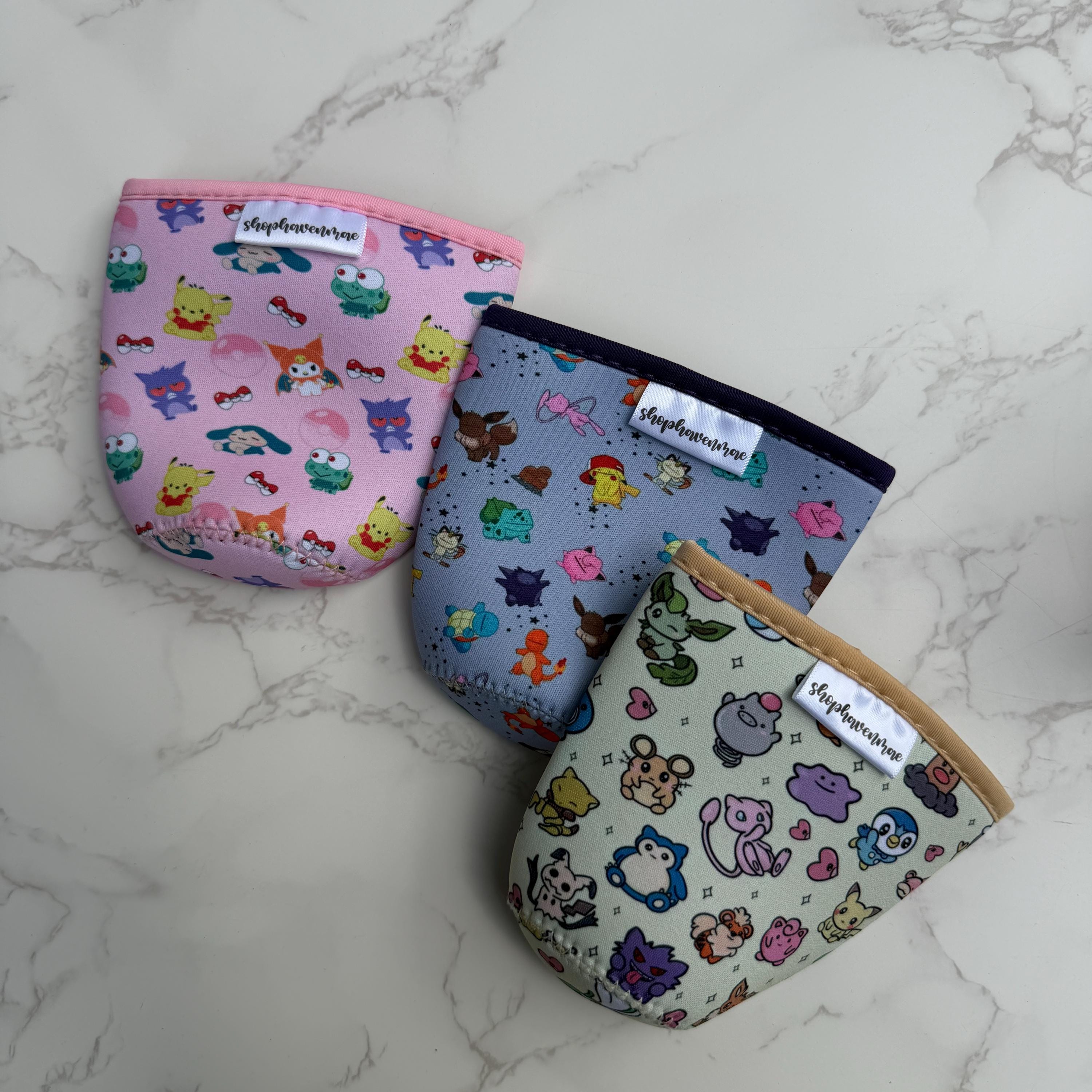 Poke Monsters Made With Neoprene Material Coffee Cozies Coffee Cozy Cup Sleeve