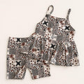 Main St Market Cheetah Magical Print 2 Piece Set Tanktop + Biker Shorts Bamboo Baby Girl Clothes Shop Haven Mae Exclusive