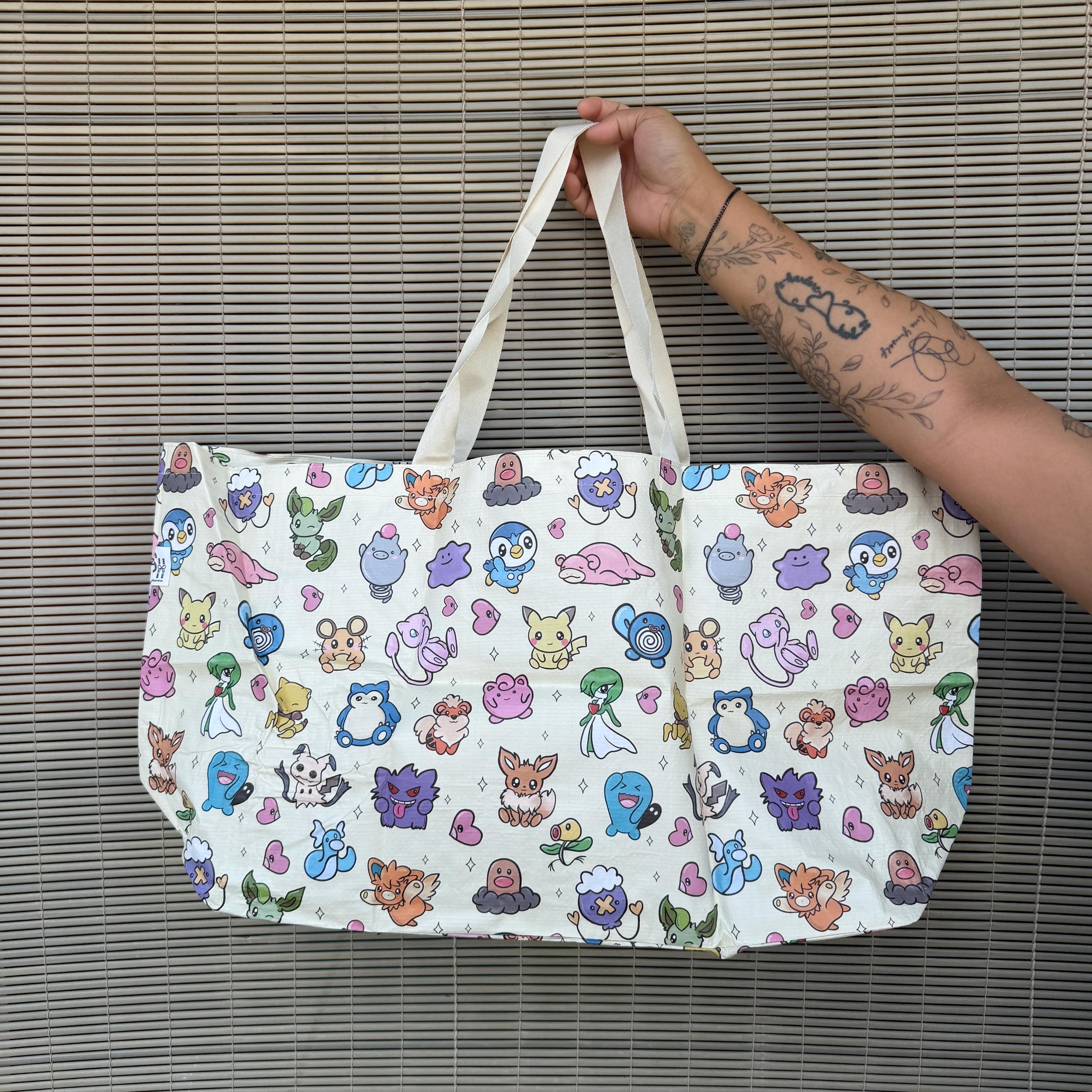 Poke Monsters Cream Cutesty Foldie Bag Shop Haven Mae Tote Bag