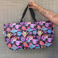 Poke Monsters x Tamagotchi Foldie Bag Black Shop Haven Mae Tote Bag