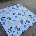 Hebrew Magical Friends Picnic Mat Cream Magical Friends Hebrew Cone Design Carrying Straps By Shop Haven Mae